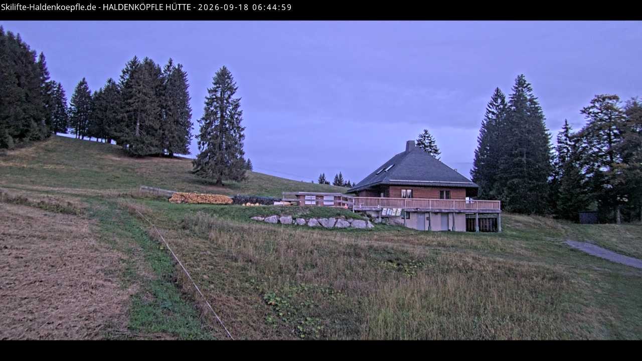 Archiv Foto Webcam Haldenköpfle im Schwarzwald - Hütte