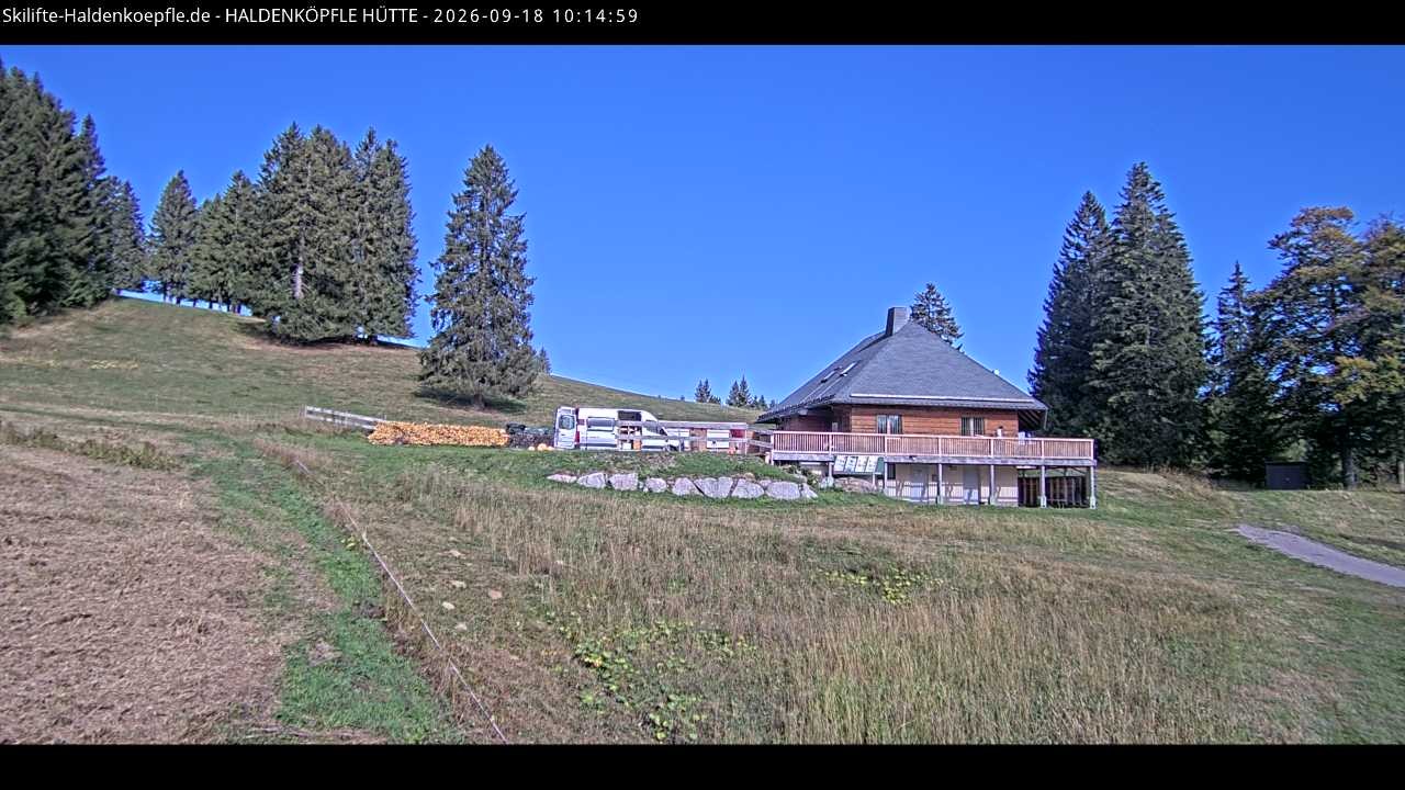 Archiv Foto Webcam Haldenköpfle im Schwarzwald - Hütte