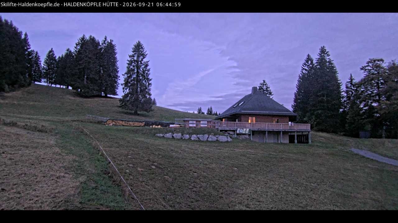 Archiv Foto Webcam Haldenköpfle im Schwarzwald - Hütte