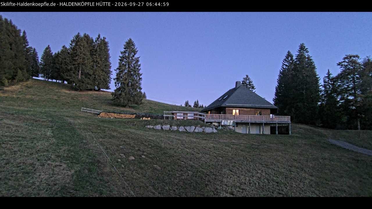 Archiv Foto Webcam Haldenköpfle im Schwarzwald - Hütte
