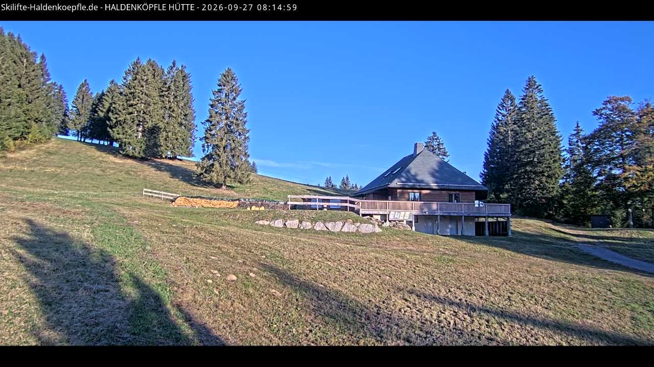 Archiv Foto Webcam Haldenköpfle im Schwarzwald - Hütte