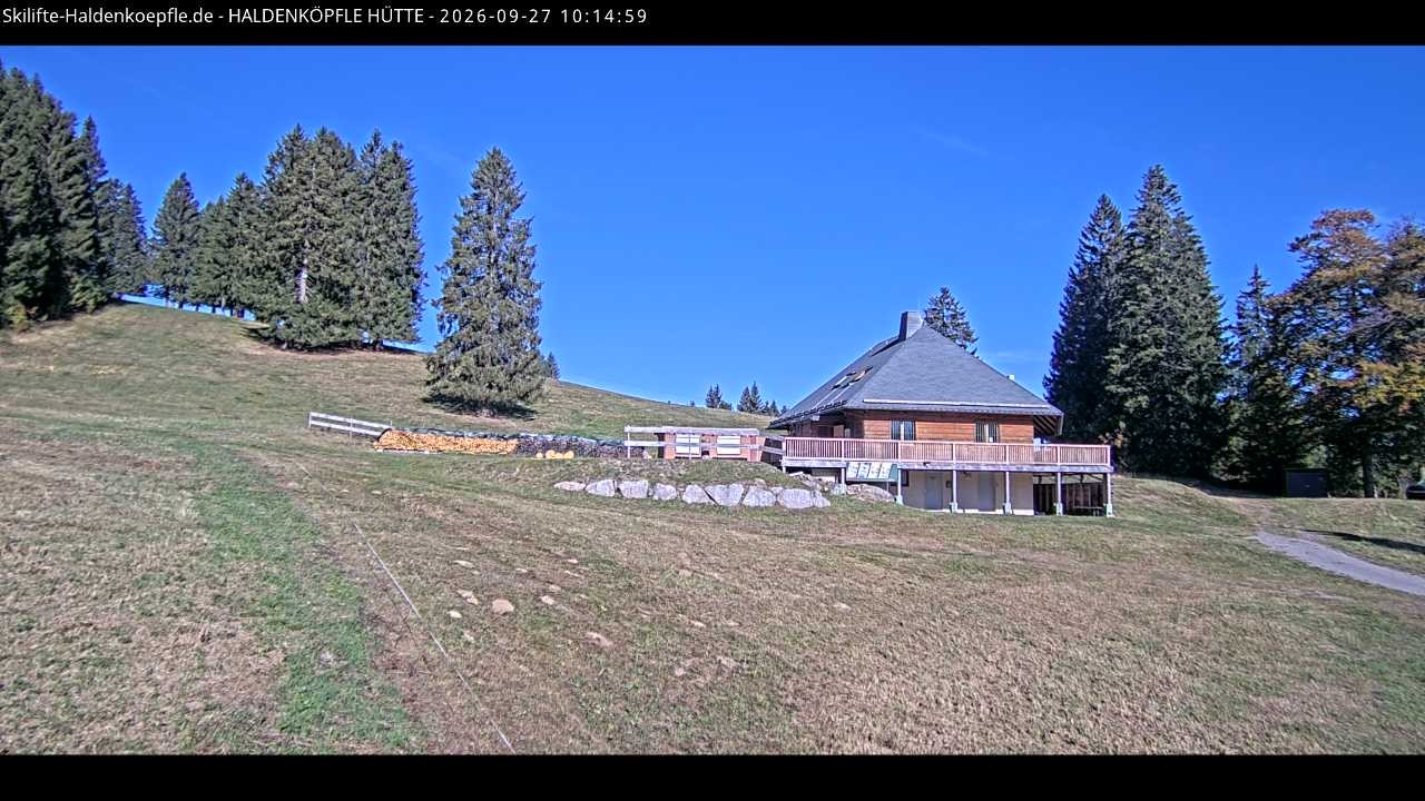 Archiv Foto Webcam Haldenköpfle im Schwarzwald - Hütte