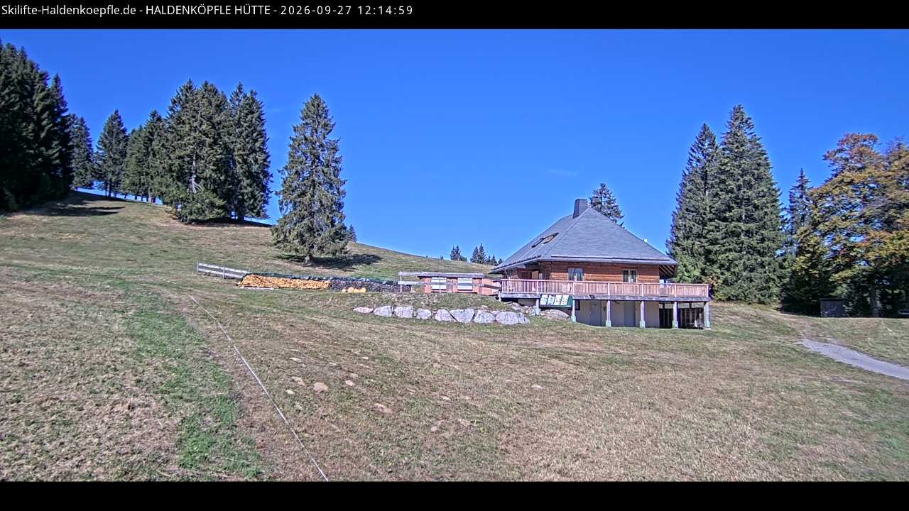 Archiv Foto Webcam Haldenköpfle im Schwarzwald - Hütte