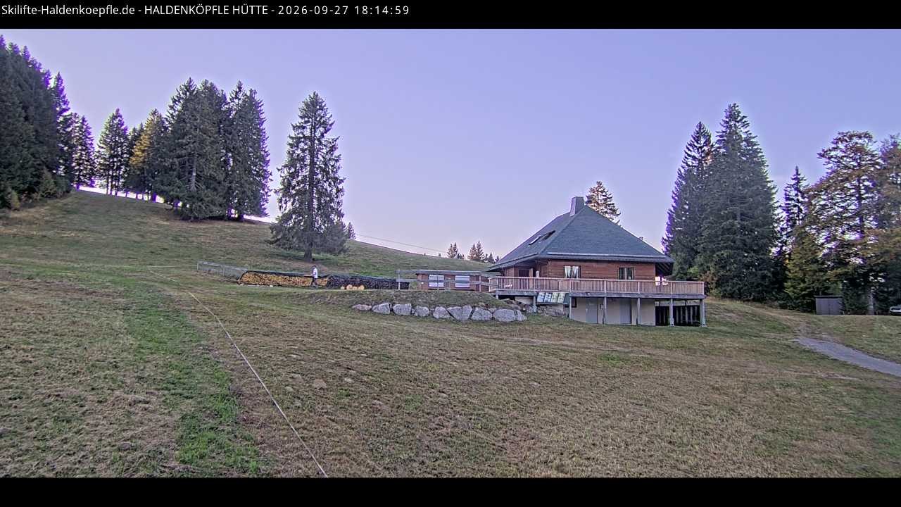 Archiv Foto Webcam Haldenköpfle im Schwarzwald - Hütte