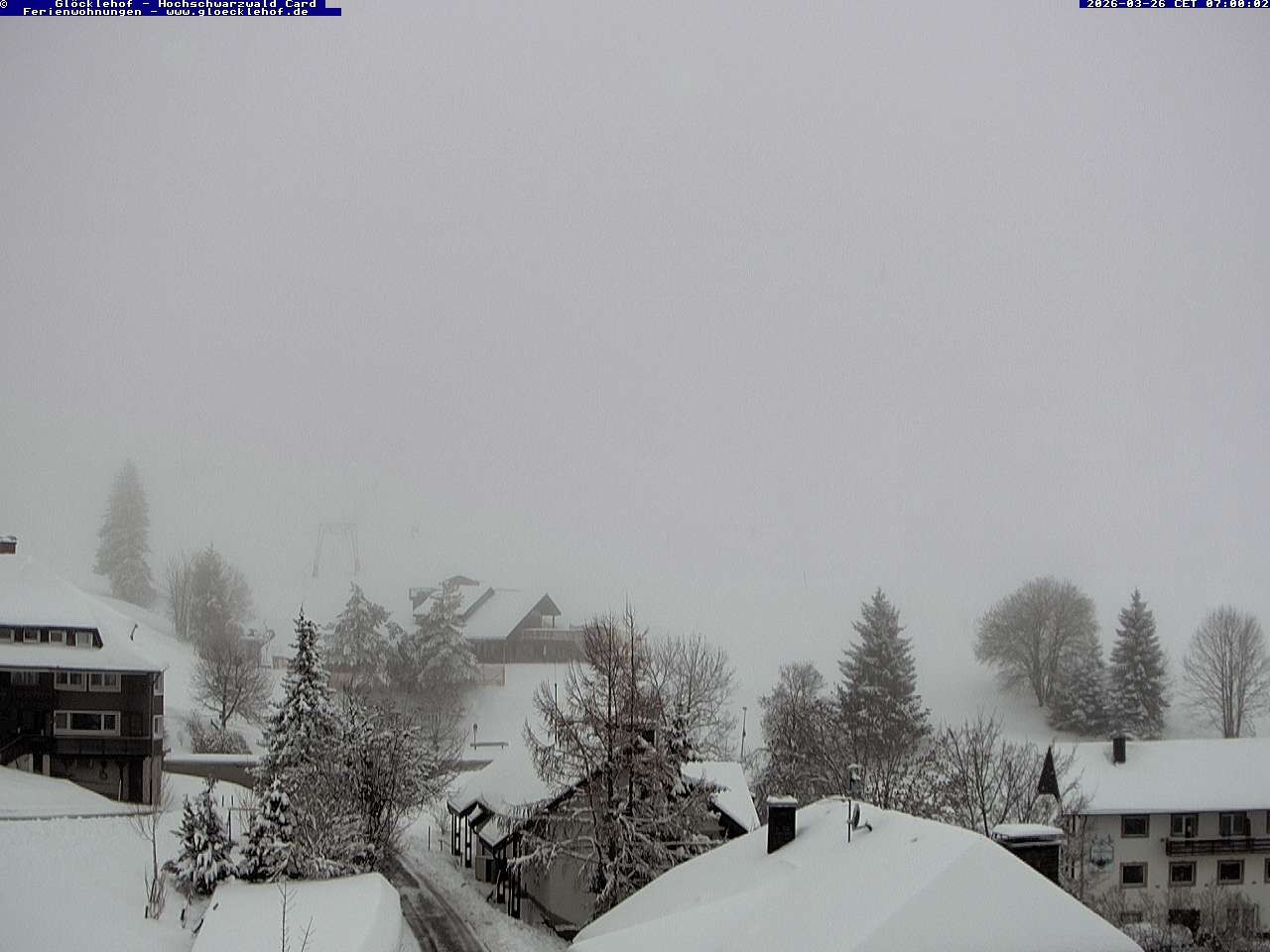 Archiv Foto Webcam Todtnau: Pension Glöcklehof