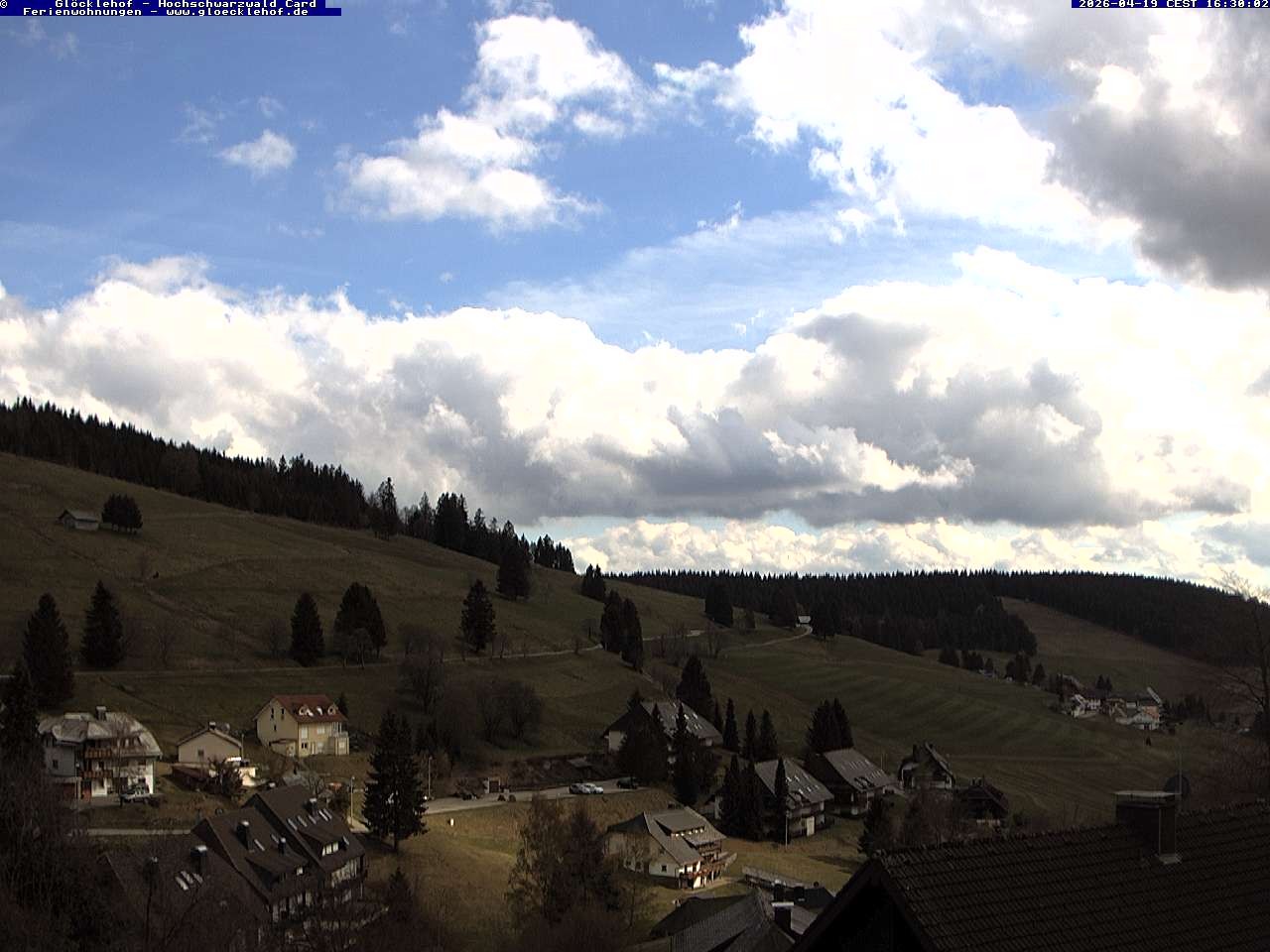 Archived image Webcam Todtnau: guest house Glöcklehof