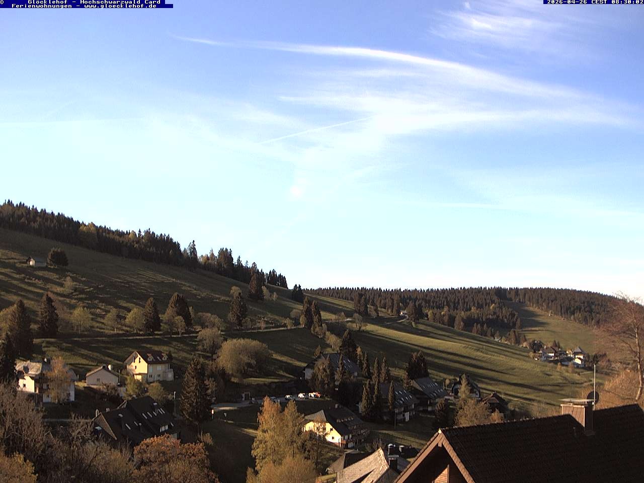 Archived image Webcam Todtnau: guest house Glöcklehof