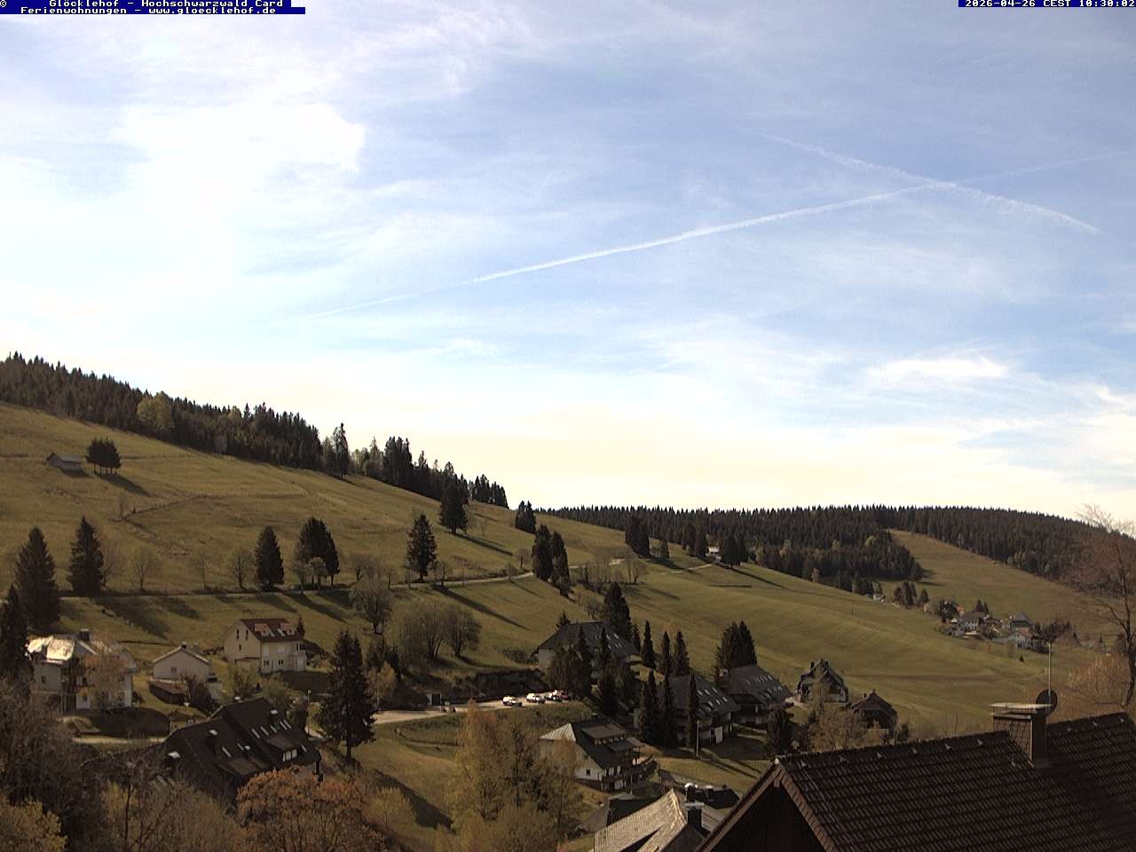 Archived image Webcam Todtnau: guest house Glöcklehof