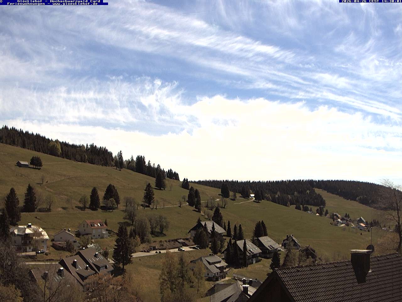 Archived image Webcam Todtnau: guest house Glöcklehof
