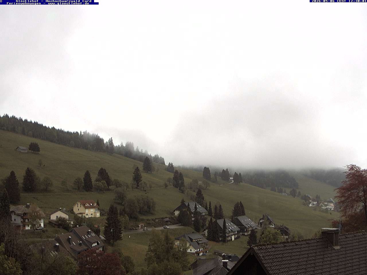Archived image Webcam Todtnau: guest house Glöcklehof