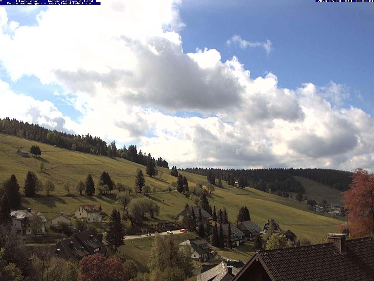 Archived image Webcam Todtnau: guest house Glöcklehof