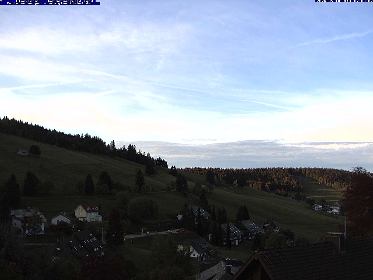 Archived image Webcam Todtnau: guest house Glöcklehof