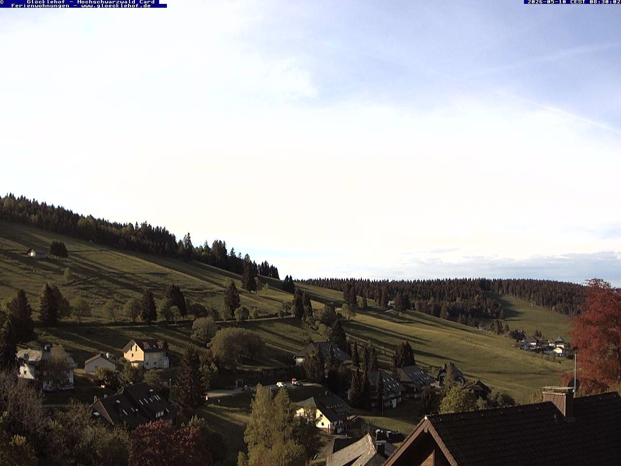 Archived image Webcam Todtnau: guest house Glöcklehof