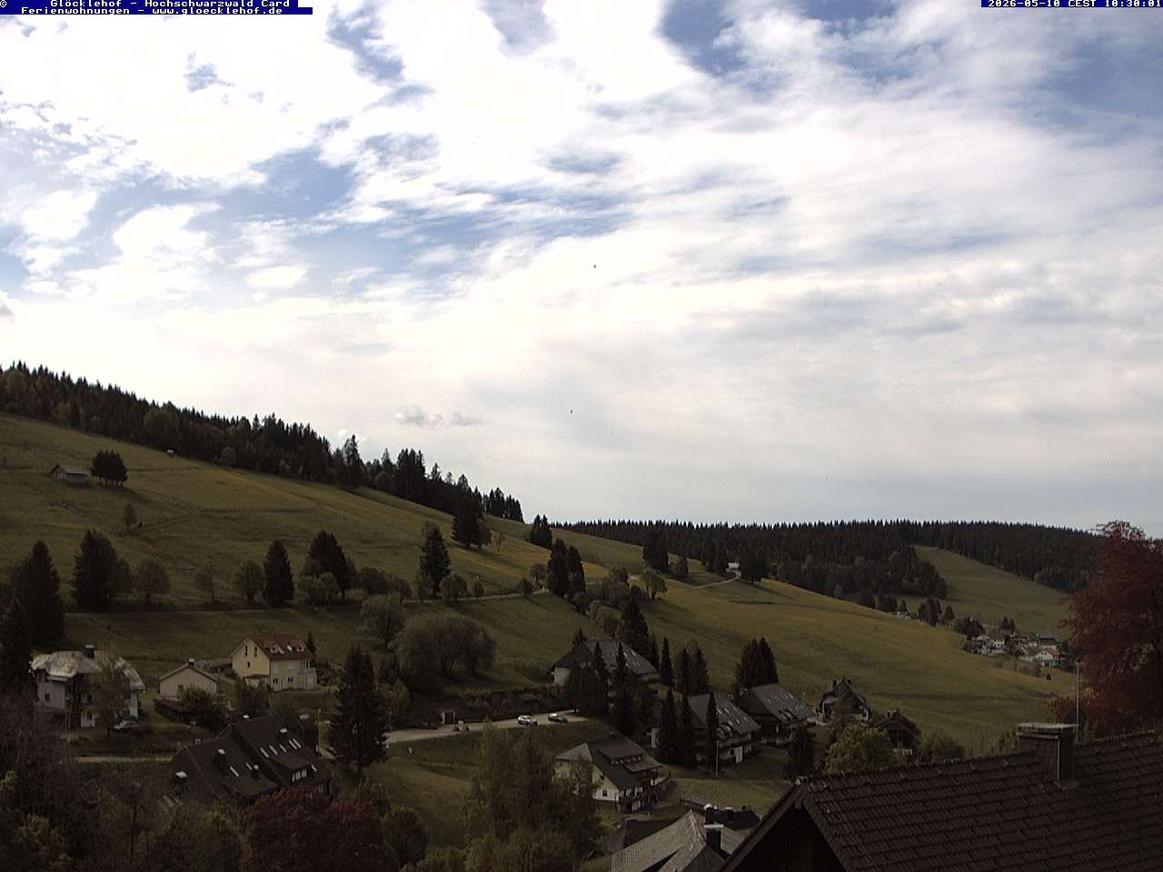 Archived image Webcam Todtnau: guest house Glöcklehof