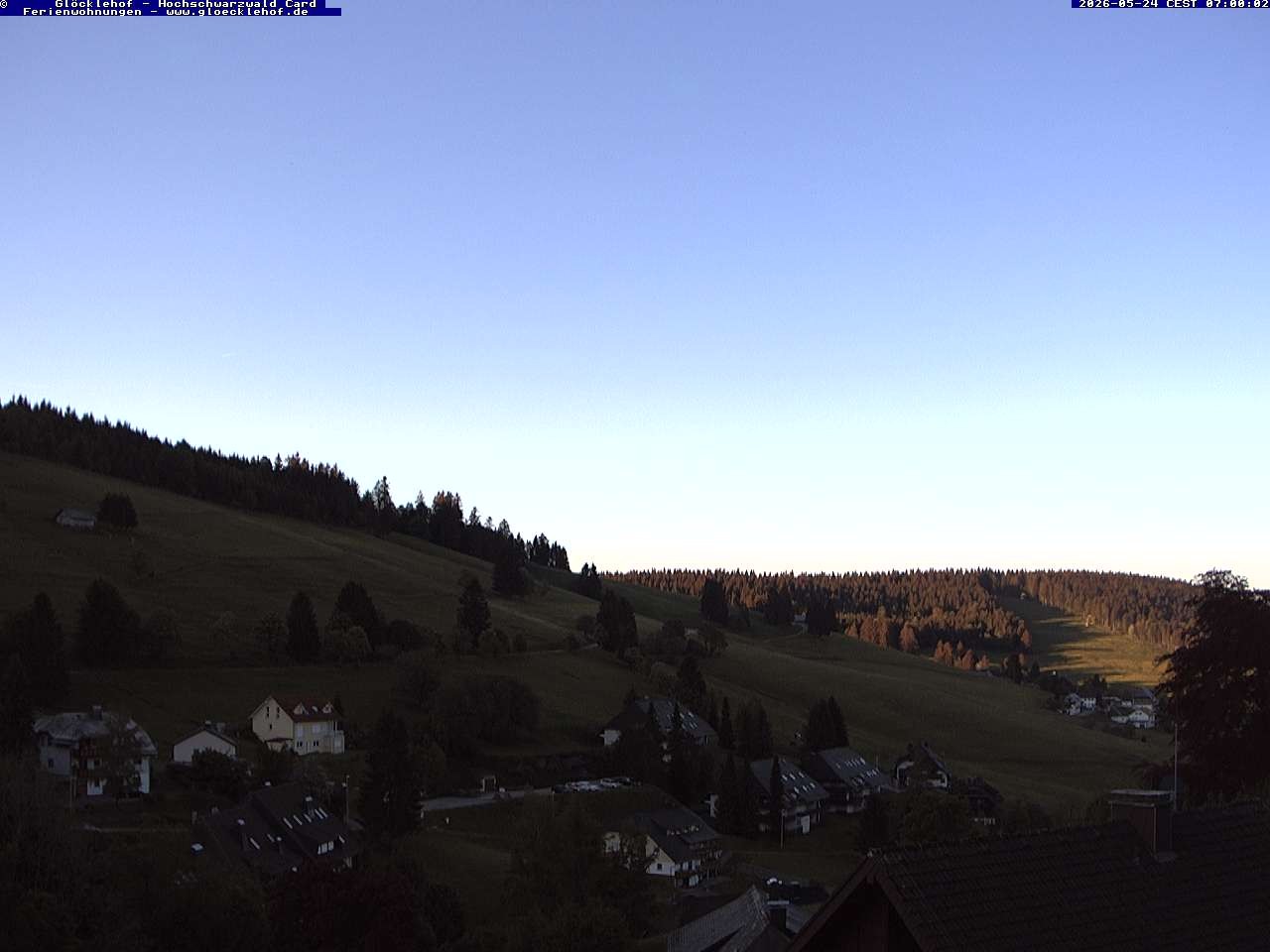 Archived image Webcam Todtnau: guest house Glöcklehof