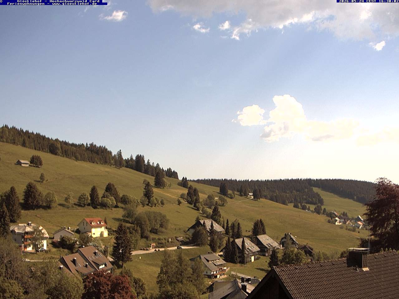 Archived image Webcam Todtnau: guest house Glöcklehof