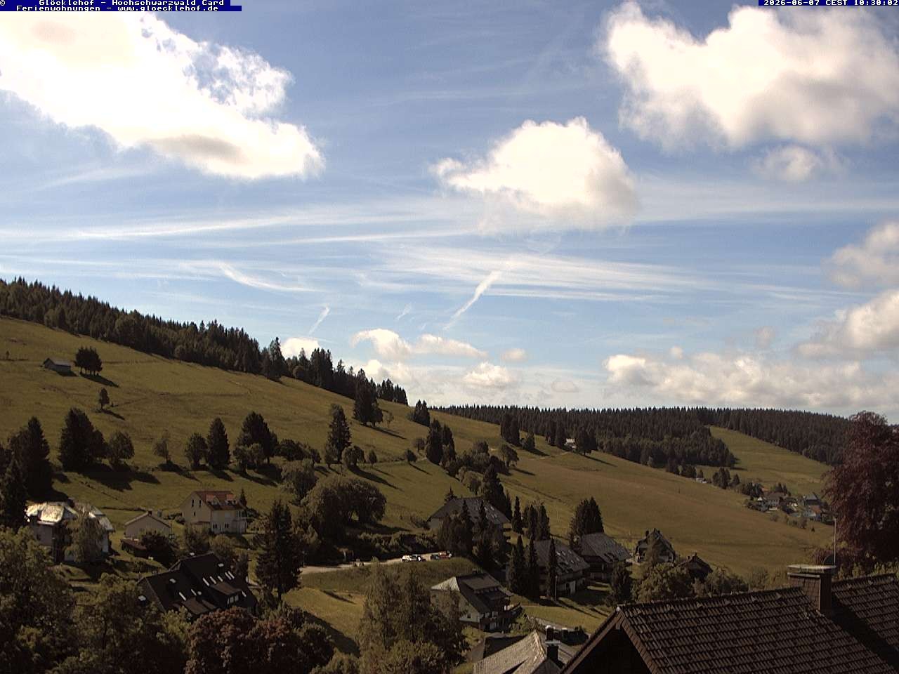 Archived image Webcam Todtnau: guest house Glöcklehof