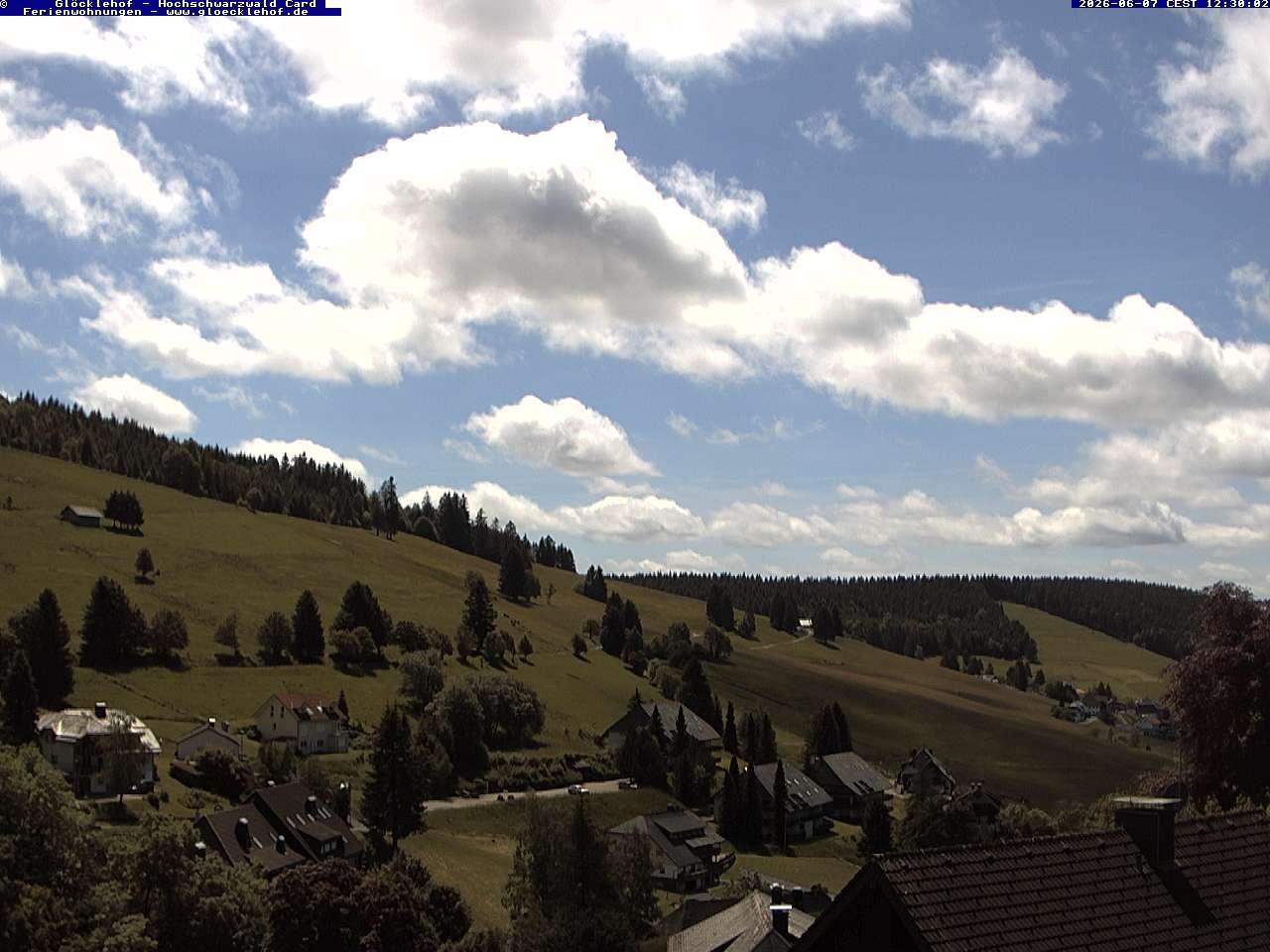 Archived image Webcam Todtnau: guest house Glöcklehof