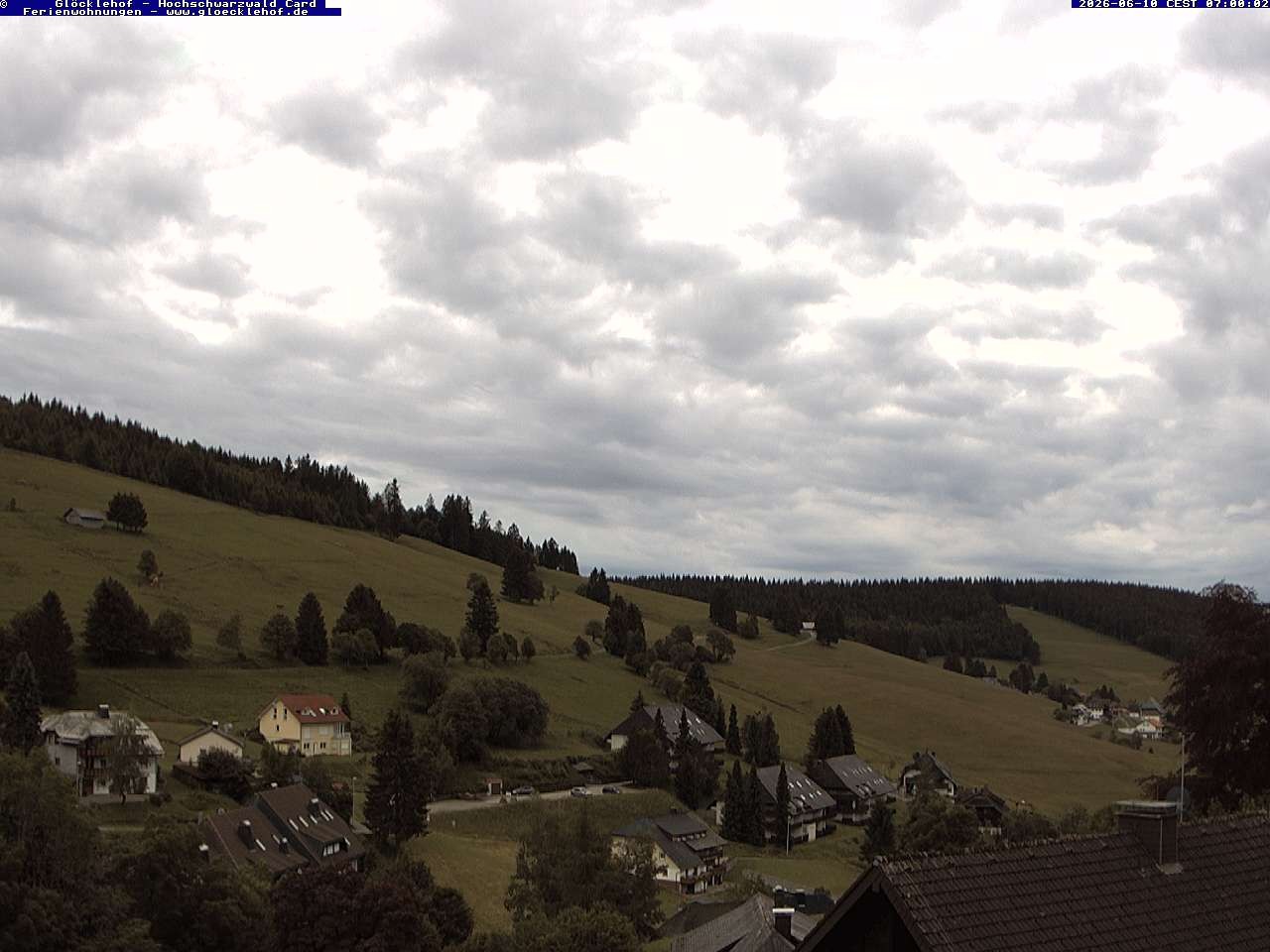 Archived image Webcam Todtnau: guest house Glöcklehof