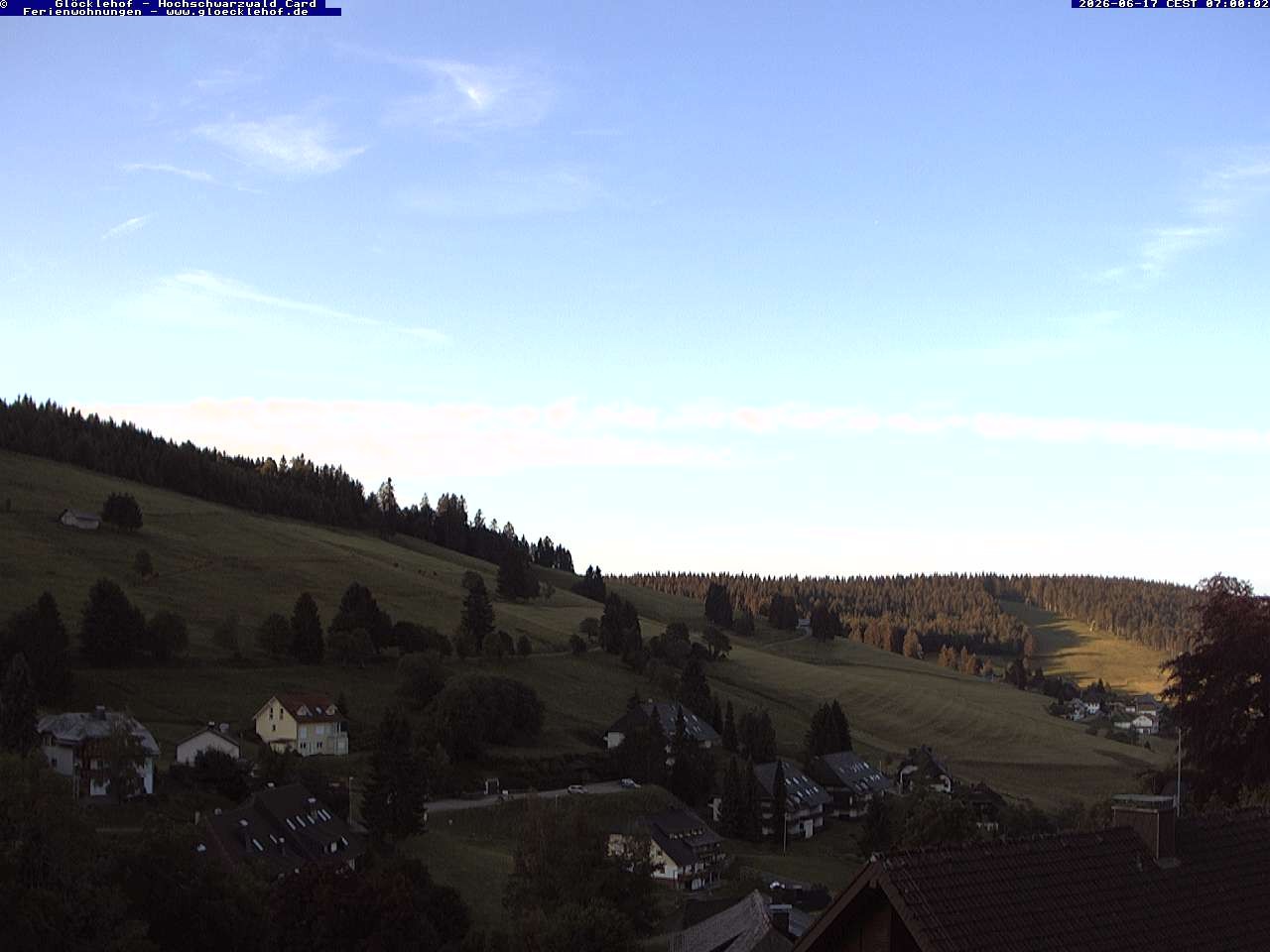 Archived image Webcam Todtnau: guest house Glöcklehof
