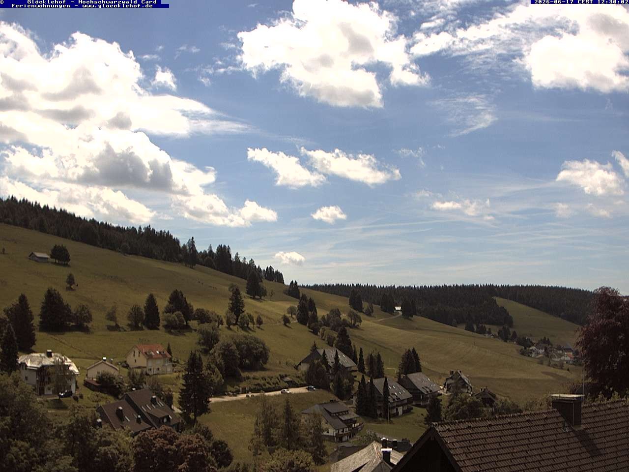 Archived image Webcam Todtnau: guest house Glöcklehof