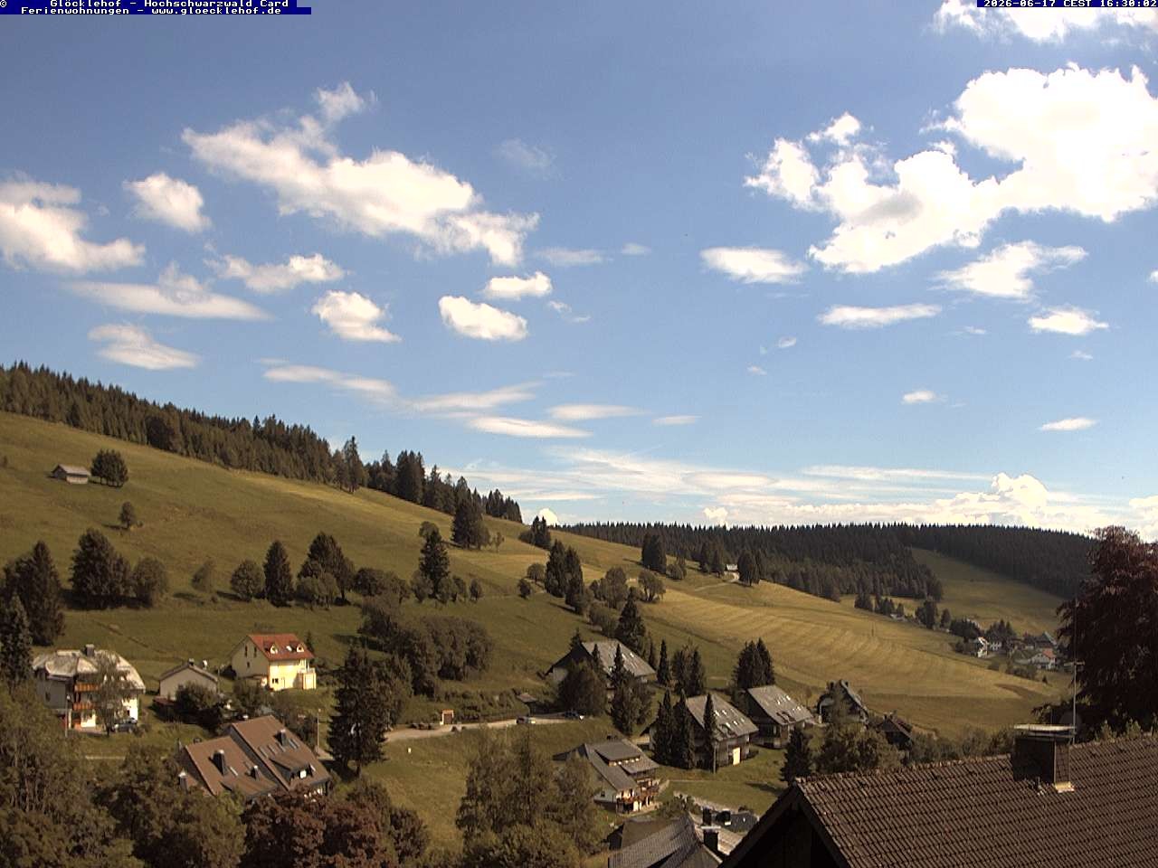 Archived image Webcam Todtnau: guest house Glöcklehof