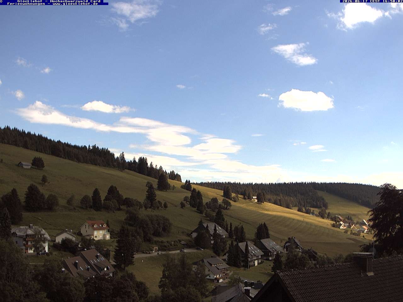 Archived image Webcam Todtnau: guest house Glöcklehof