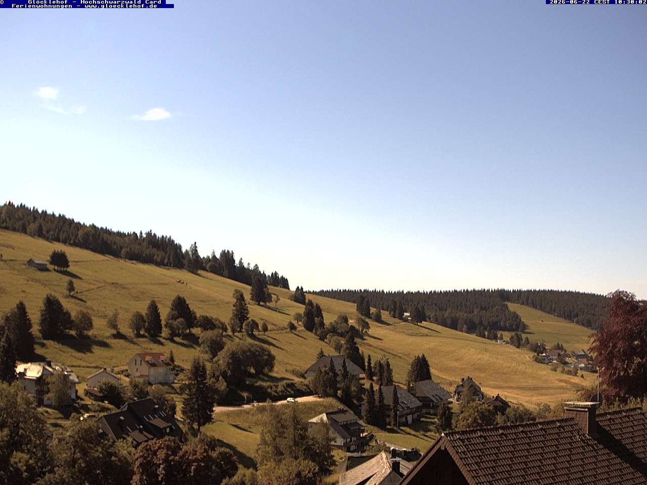 Archived image Webcam Todtnau: guest house Glöcklehof