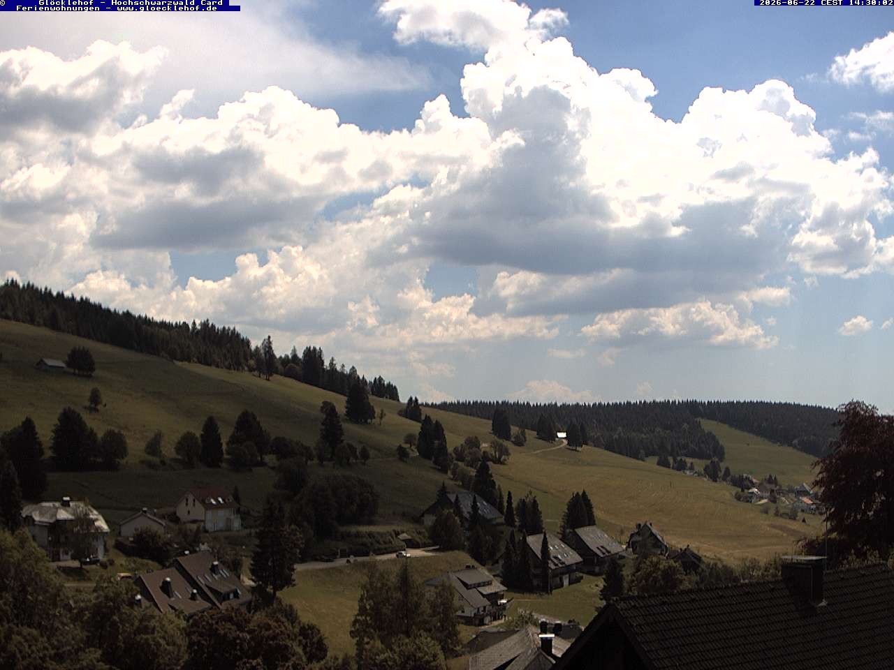Archived image Webcam Todtnau: guest house Glöcklehof