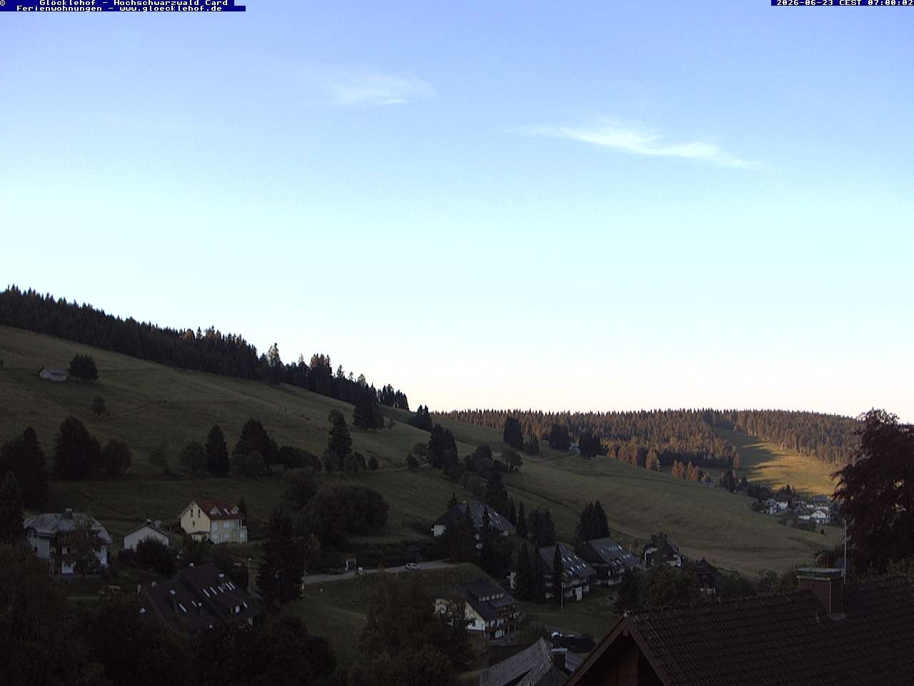 Archived image Webcam Todtnau: guest house Glöcklehof