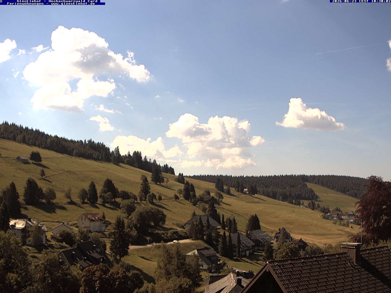 Archived image Webcam Todtnau: guest house Glöcklehof