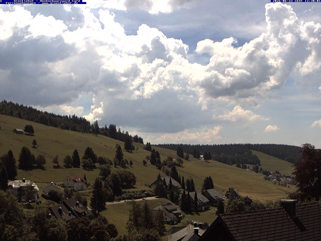 Archived image Webcam Todtnau: guest house Glöcklehof