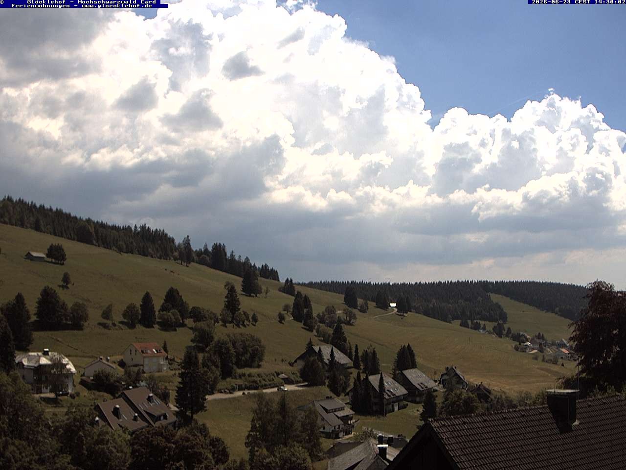 Archived image Webcam Todtnau: guest house Glöcklehof