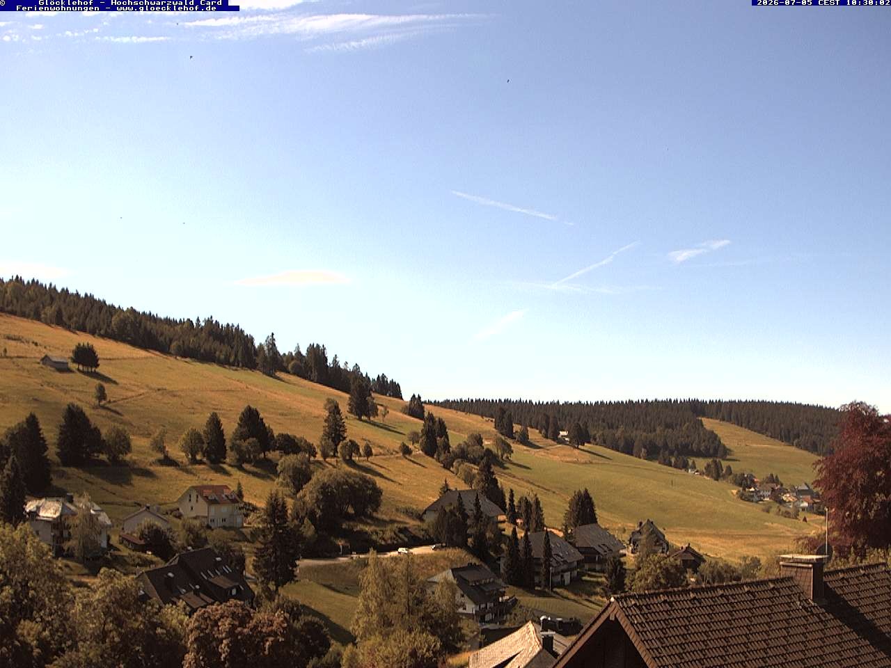 Archiv Foto Webcam Todtnau: Pension Glöcklehof