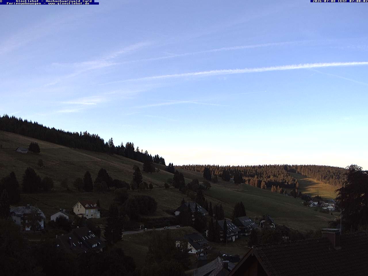 Archived image Webcam Todtnau: guest house Glöcklehof