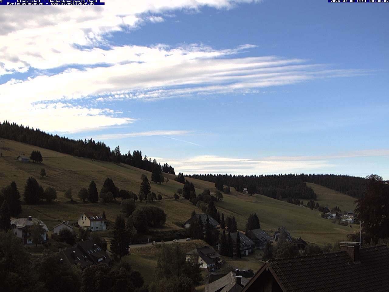 Archived image Webcam Todtnau: guest house Glöcklehof