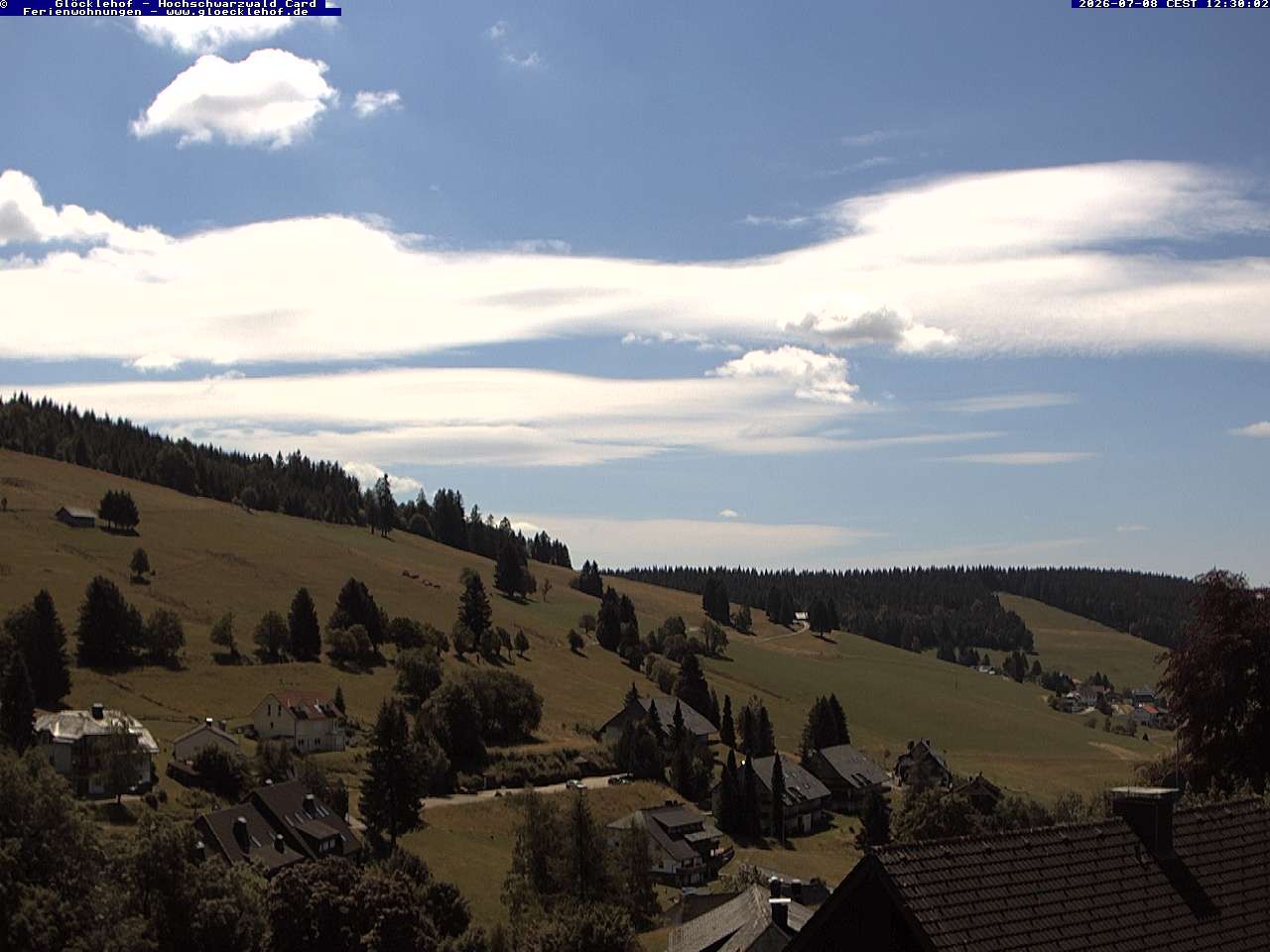 Archiv Foto Webcam Todtnau: Pension Glöcklehof