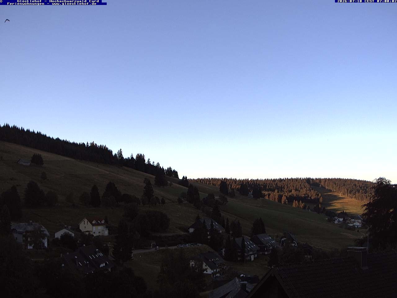 Archiv Foto Webcam Todtnau: Pension Glöcklehof