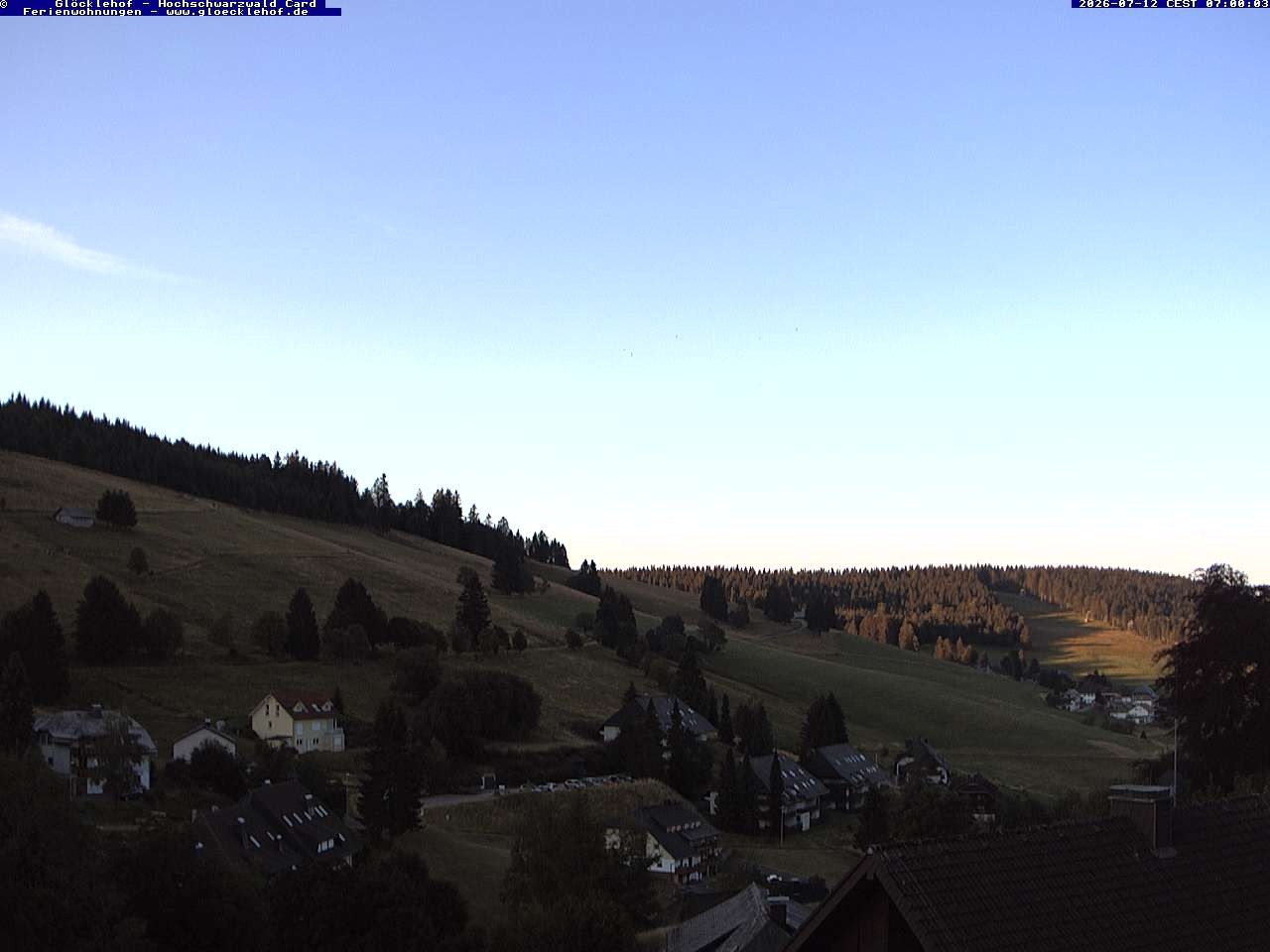 Archived image Webcam Todtnau: guest house Glöcklehof