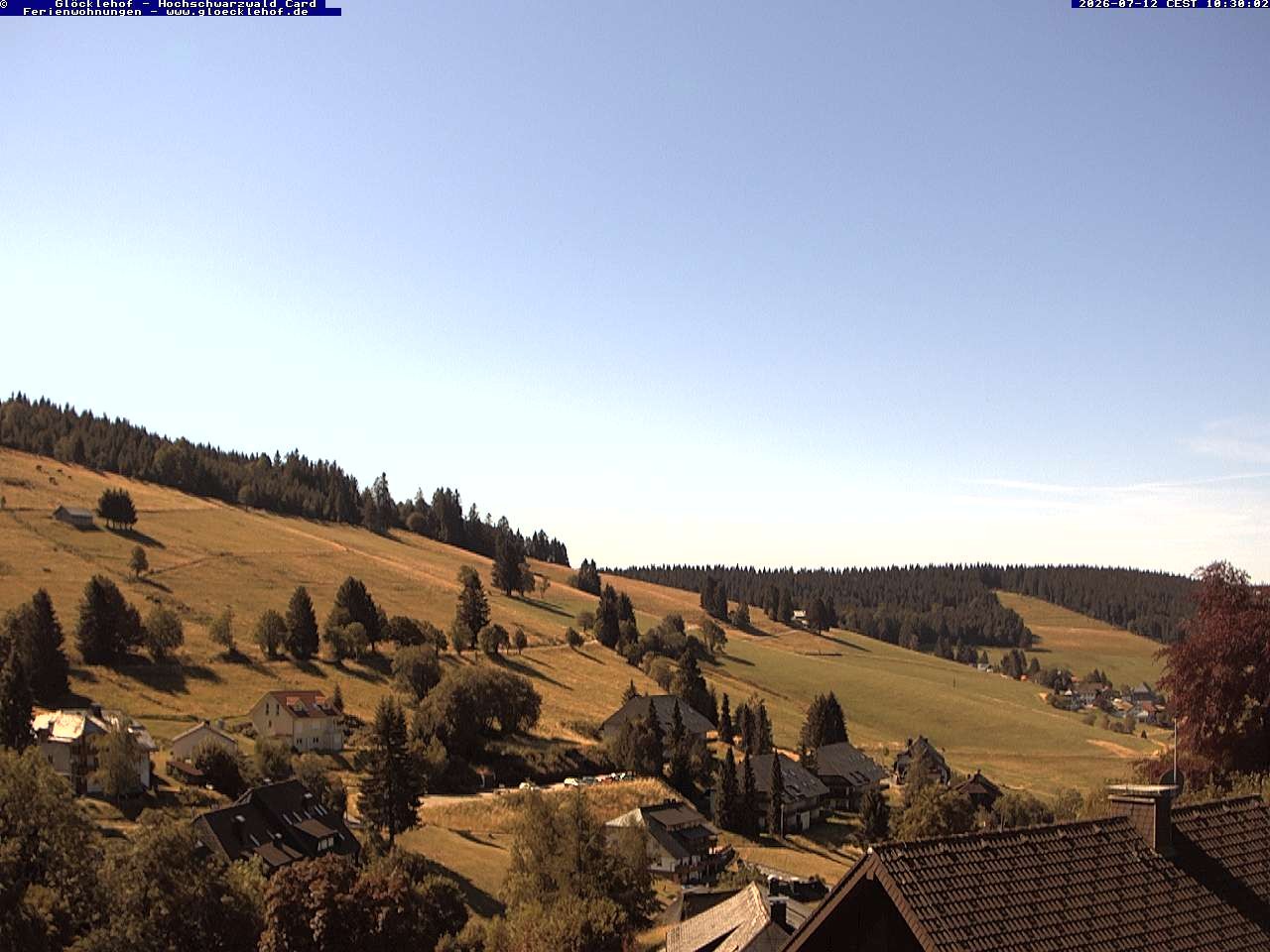 Archived image Webcam Todtnau: guest house Glöcklehof