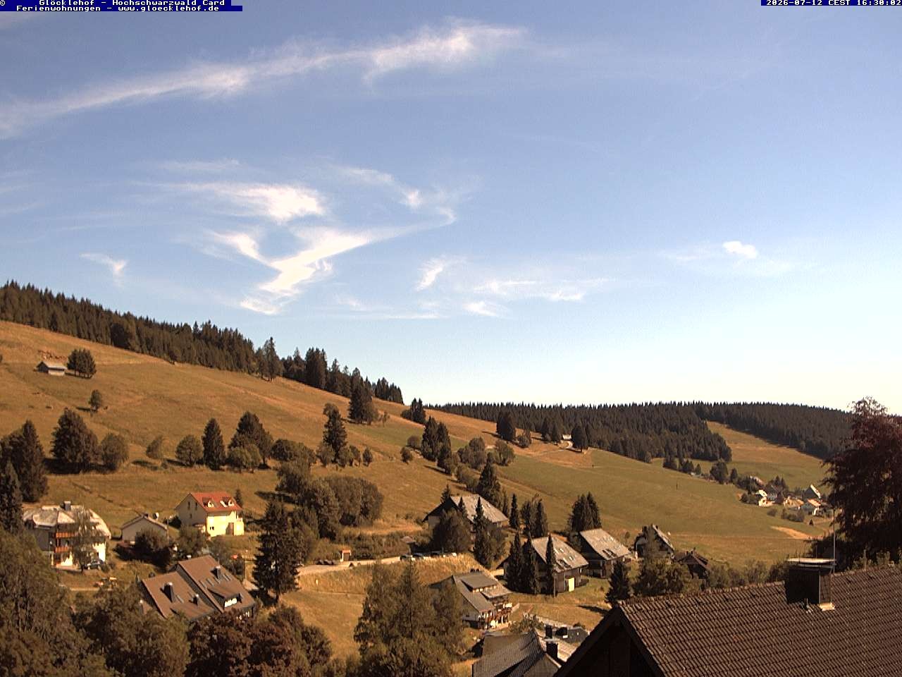 Archived image Webcam Todtnau: guest house Glöcklehof