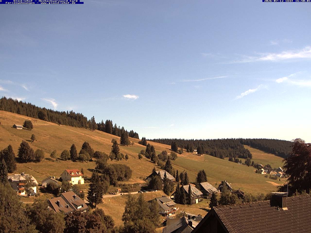 Archived image Webcam Todtnau: guest house Glöcklehof