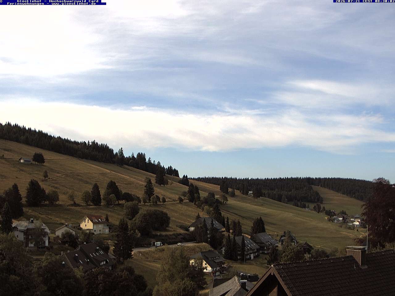 Archived image Webcam Todtnau: guest house Glöcklehof