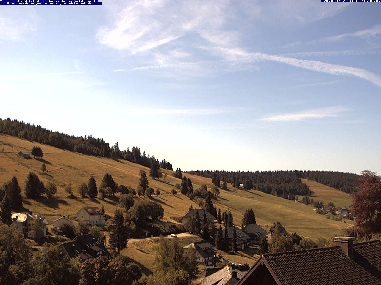 Archived image Webcam Todtnau: guest house Glöcklehof