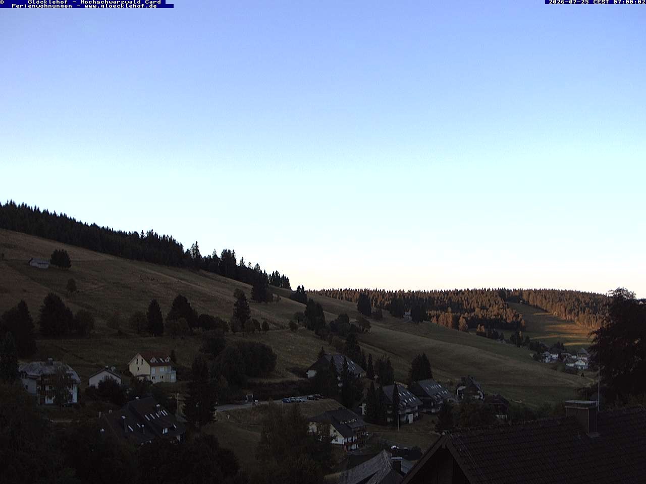 Archived image Webcam Todtnau: guest house Glöcklehof
