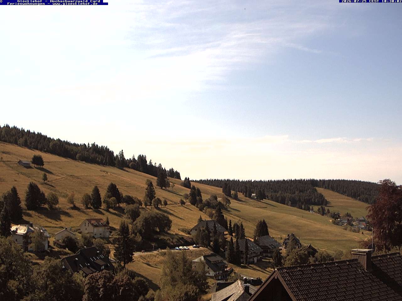 Archived image Webcam Todtnau: guest house Glöcklehof