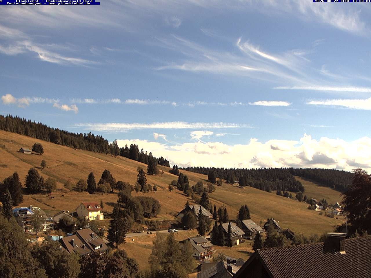 Archived image Webcam Todtnau: guest house Glöcklehof
