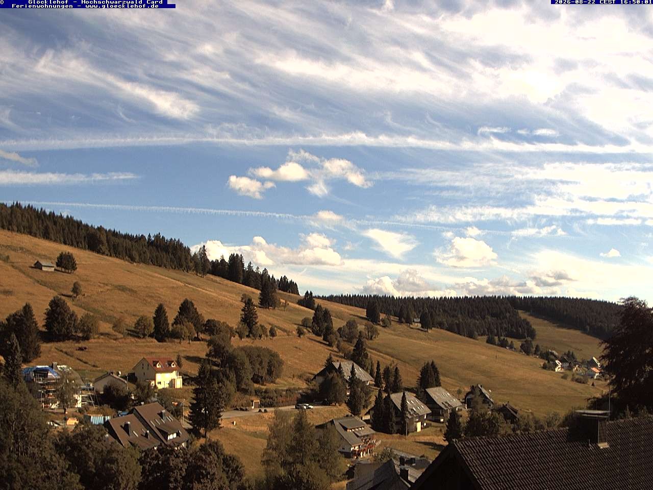Archived image Webcam Todtnau: guest house Glöcklehof