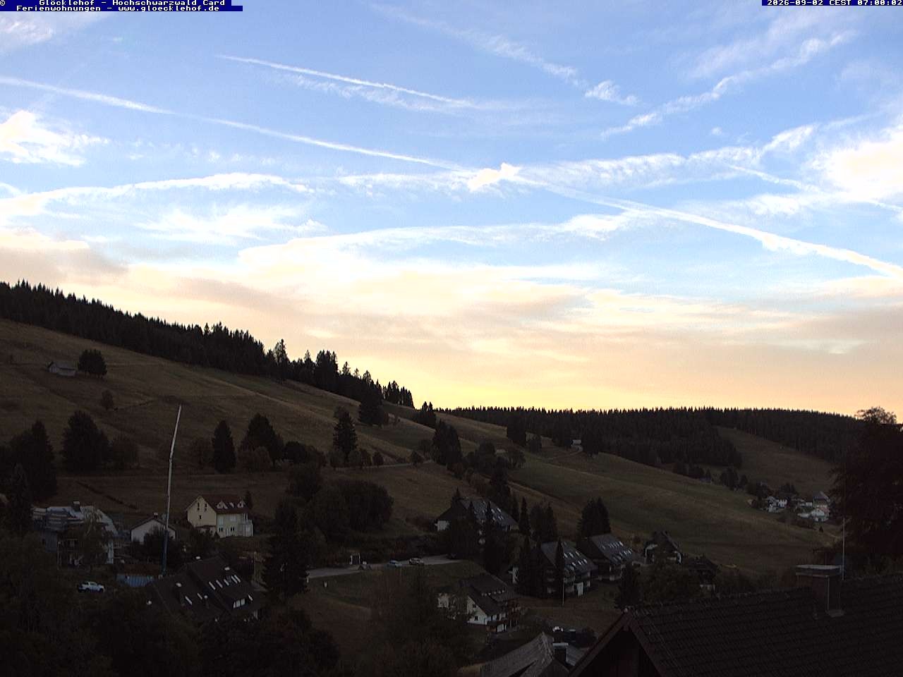 Archiv Foto Webcam Todtnau: Pension Glöcklehof