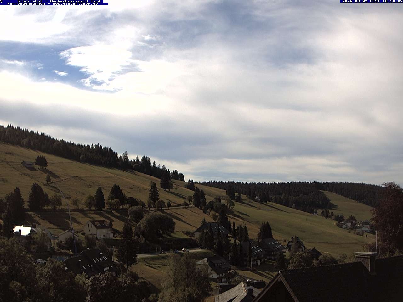 Archiv Foto Webcam Todtnau: Pension Glöcklehof
